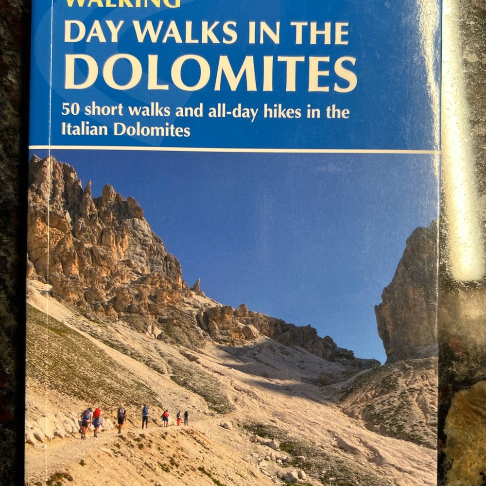 Walking Day Walks in the Dolomites Book